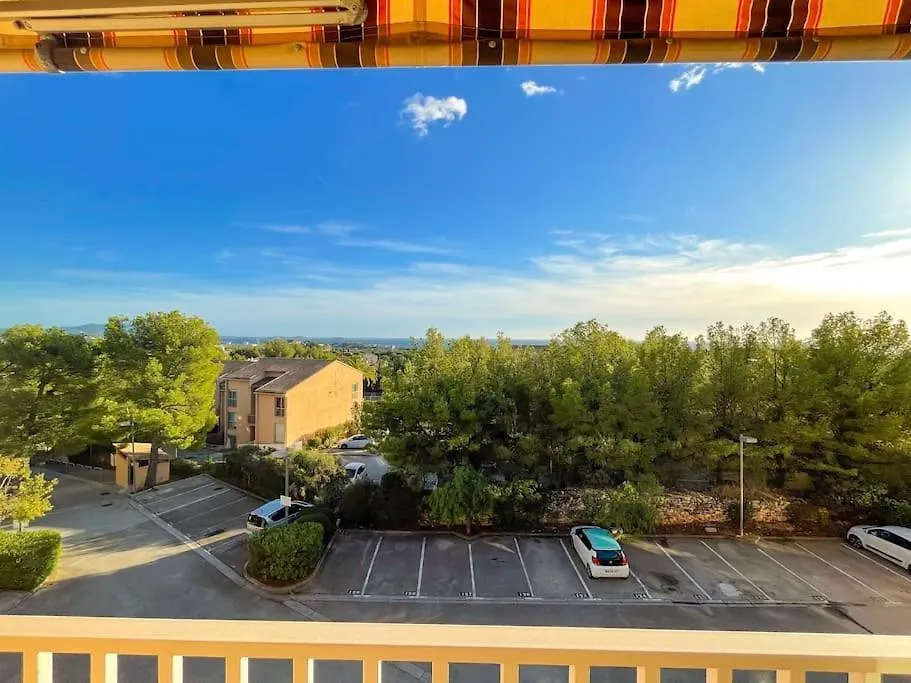 Lägenhet Charmant T2 Avec Terrasse Vue Mer Bandol Frankrike